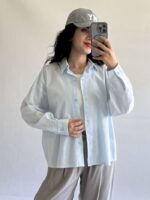 شومیز زنانه مهتاب لینن تابستانی نگیسه (9)